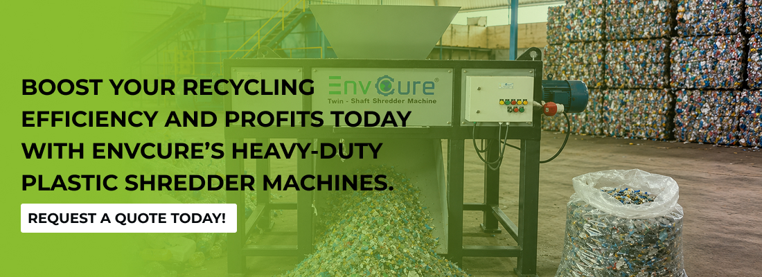 plastic waste shredder machine