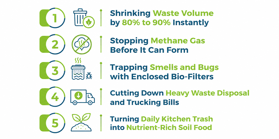 organic waste compost machine